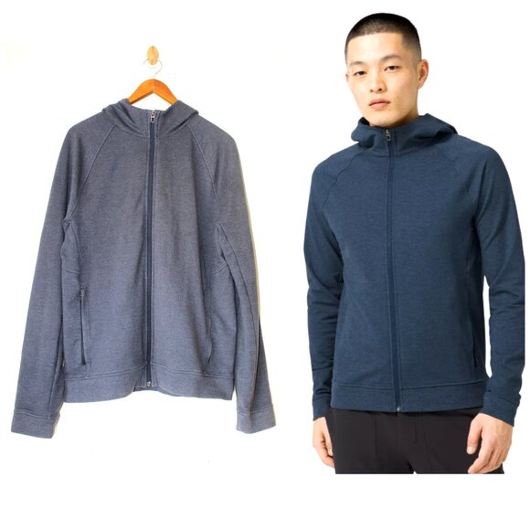 Lululemon City Sweat Full Zip Men's Hoodie long sleeve size Large Outdoor Top - Picture 1 of 10